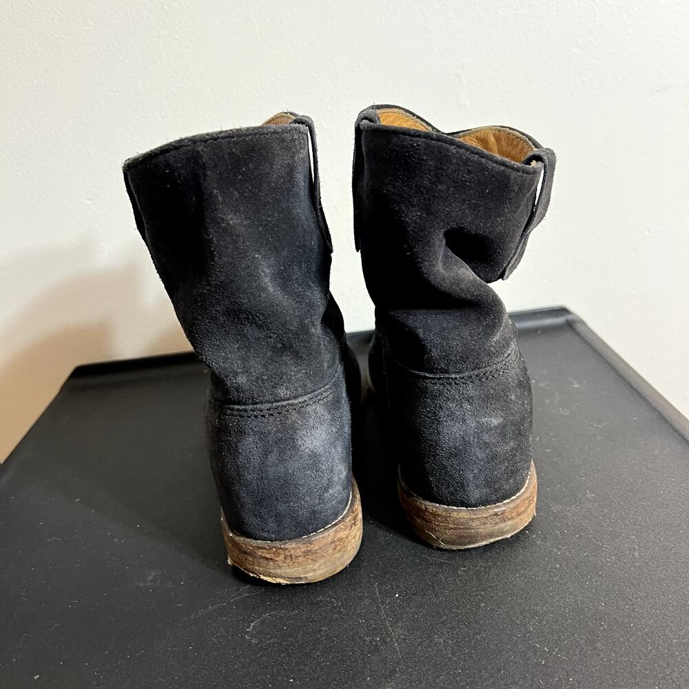 Isabel Marant Black Suede Booties - Picture 4 of 8